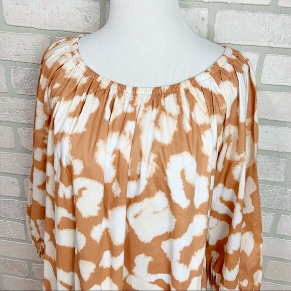NWT Elizabeth & James Orange Tie Dye Dress XS P13 - Picture 4 of 8